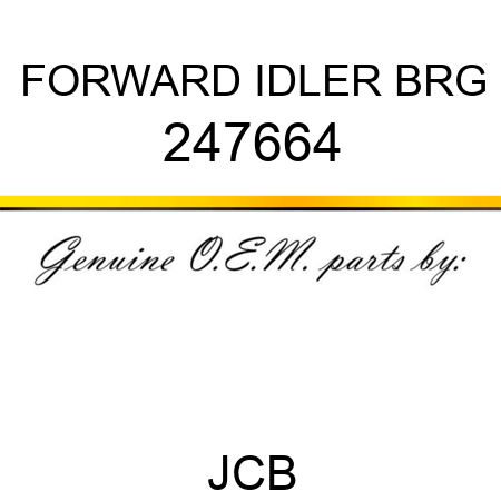 FORWARD IDLER BRG 247664