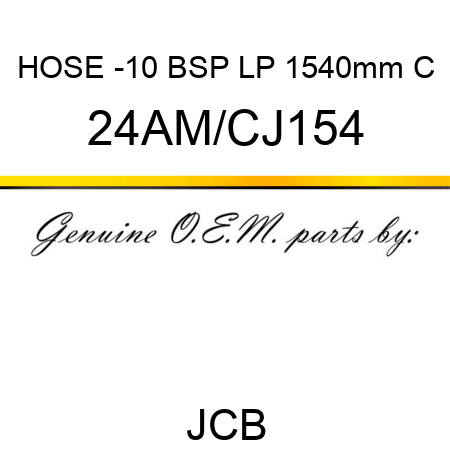 HOSE -10 BSP LP 1540mm C 24AM/CJ154