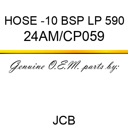 HOSE -10 BSP LP 590 24AM/CP059