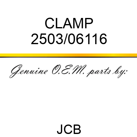 CLAMP 2503/06116