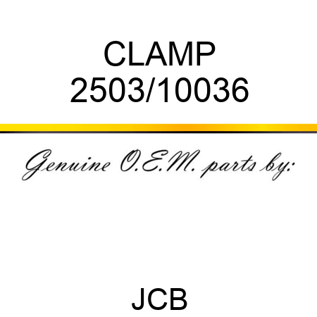 CLAMP 2503/10036