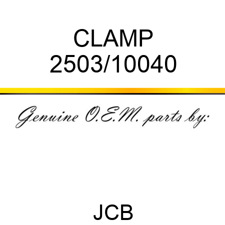 CLAMP 2503/10040