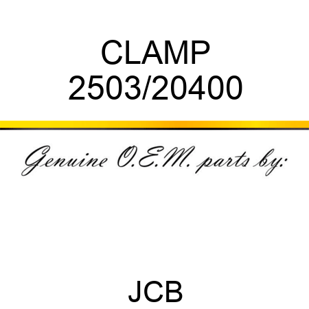 CLAMP 2503/20400