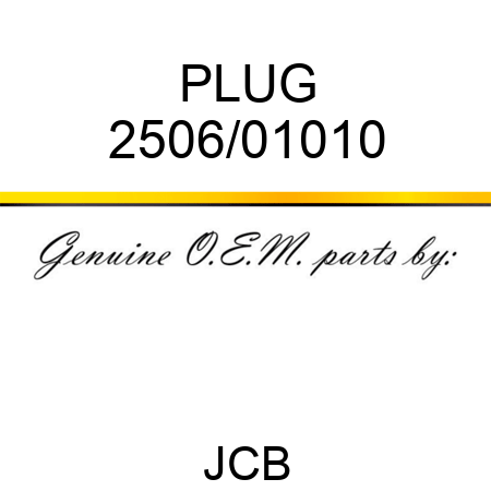 PLUG 2506/01010