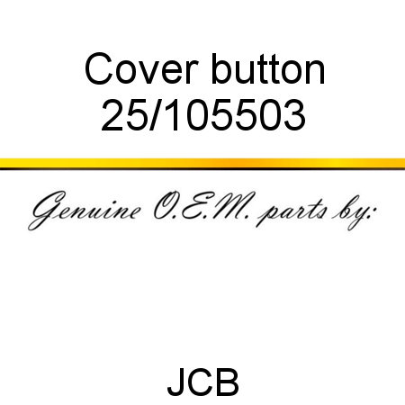 Cover, button 25/105503