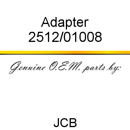 Adapter 2512/01008
