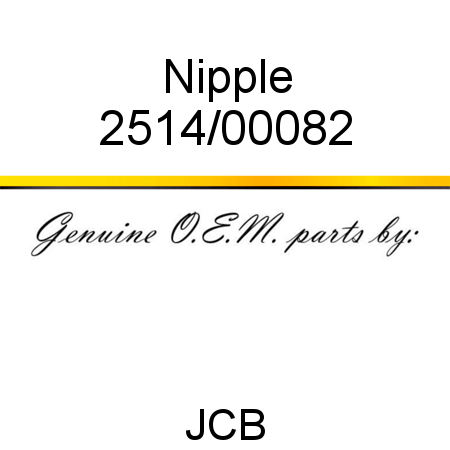 Nipple 2514/00082