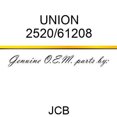 UNION 2520/61208