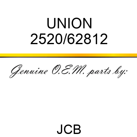 UNION 2520/62812