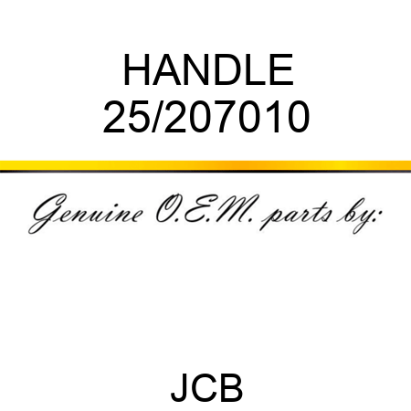 HANDLE 25/207010