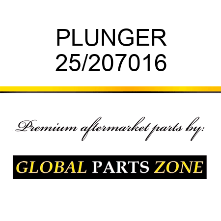 PLUNGER 25/207016