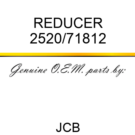REDUCER 2520/71812
