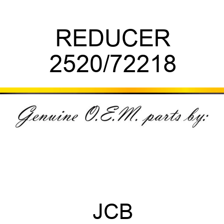 REDUCER 2520/72218