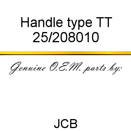 Handle, type TT 25/208010