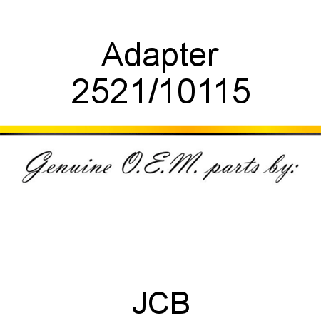 Adapter 2521/10115