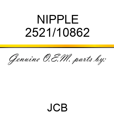 NIPPLE 2521/10862