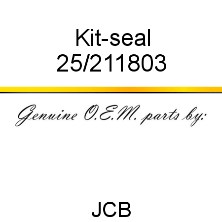 Kit-seal 25/211803