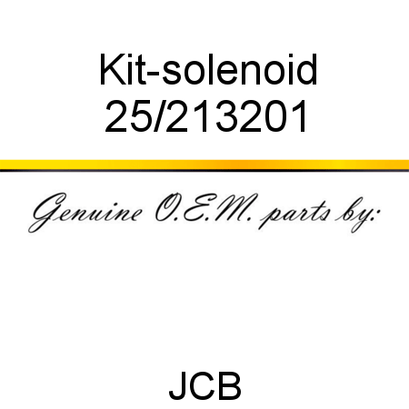 Kit-solenoid 25/213201