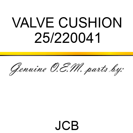 VALVE CUSHION 25/220041