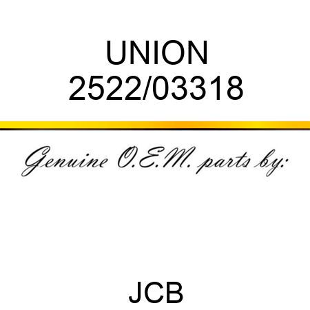UNION 2522/03318