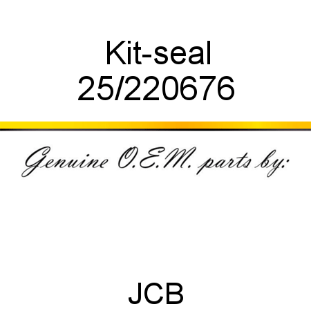 Kit-seal 25/220676