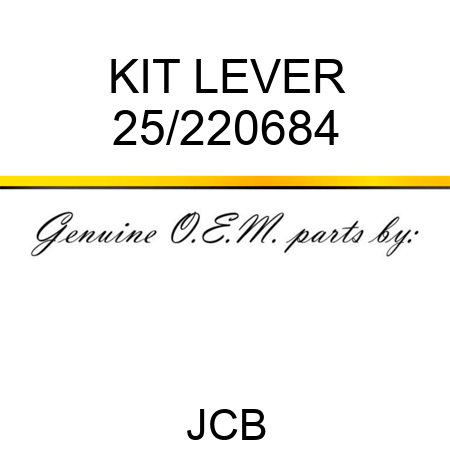 KIT LEVER 25/220684