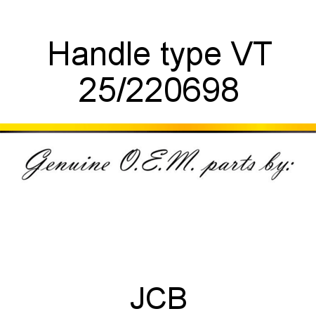 Handle, type VT 25/220698