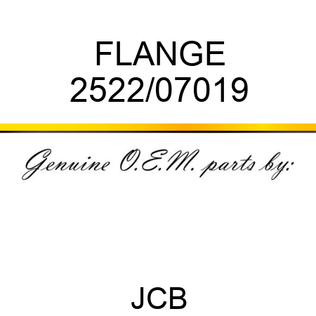 FLANGE 2522/07019