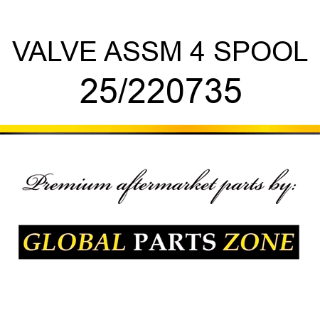 VALVE ASSM 4 SPOOL 25/220735