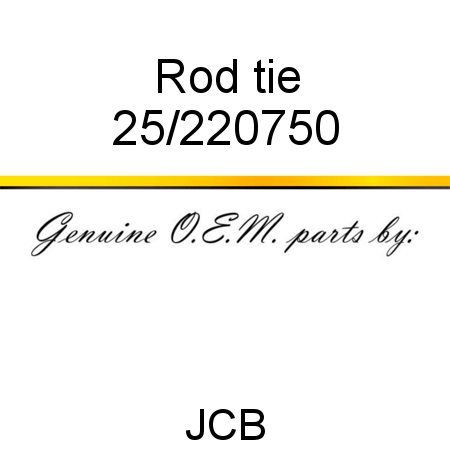 Rod, tie 25/220750