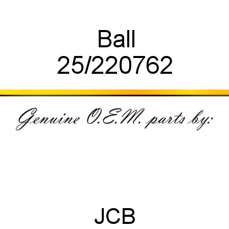 Ball 25/220762