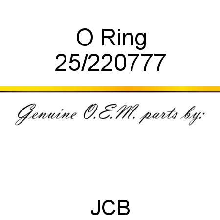 O Ring 25/220777