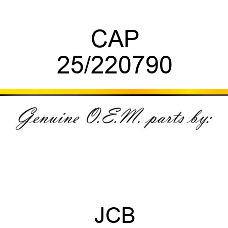 CAP 25/220790
