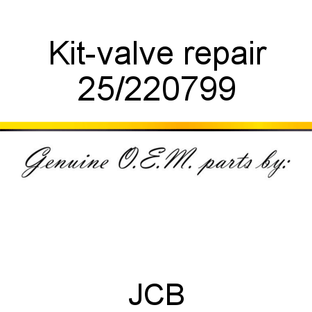 Kit-valve repair 25/220799