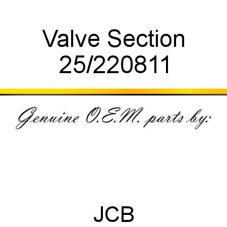 Valve, Section 25/220811