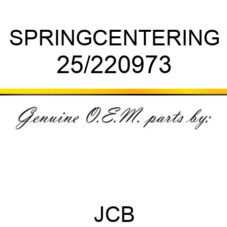 SPRING,CENTERING 25/220973