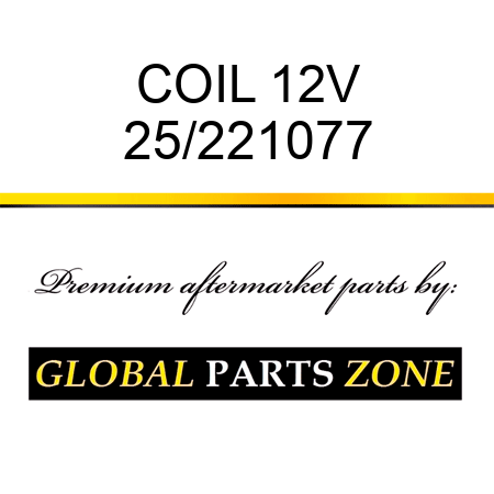 COIL 12V 25/221077