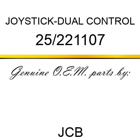 JOYSTICK-DUAL CONTROL 25/221107