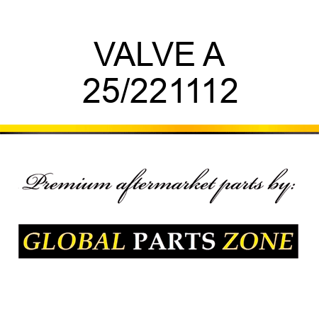 VALVE A 25/221112