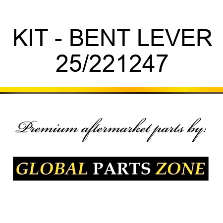 KIT - BENT LEVER 25/221247