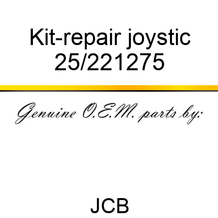 Kit-repair joystic 25/221275