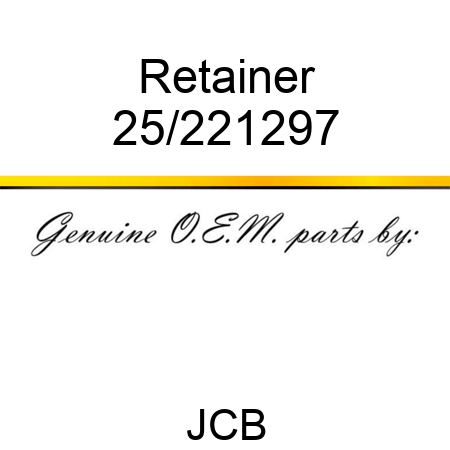 Retainer 25/221297
