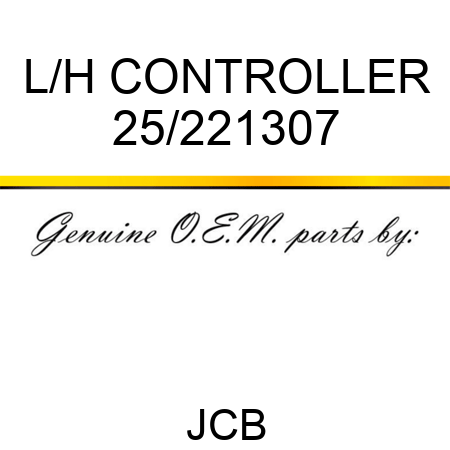 L/H CONTROLLER 25/221307