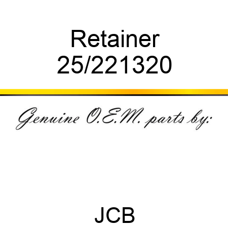 Retainer 25/221320