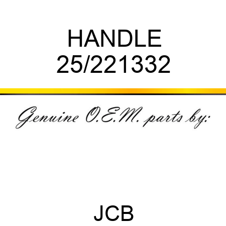 HANDLE 25/221332