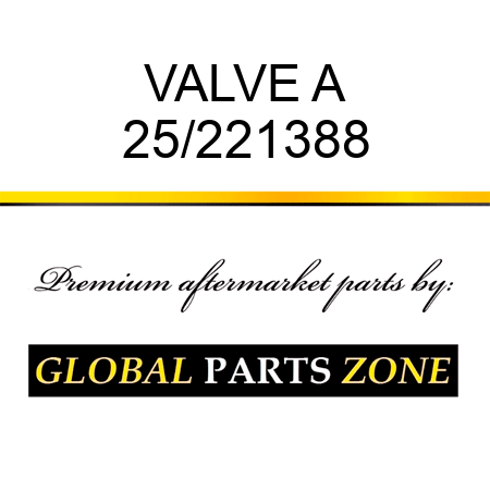 VALVE A 25/221388