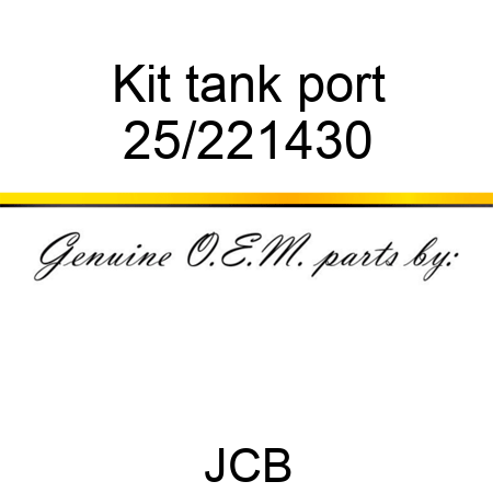 Kit tank port 25/221430