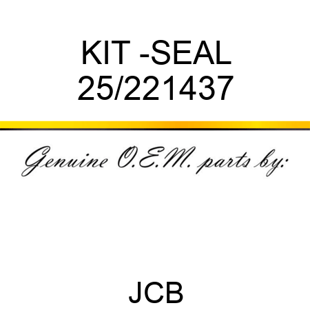 KIT -SEAL 25/221437