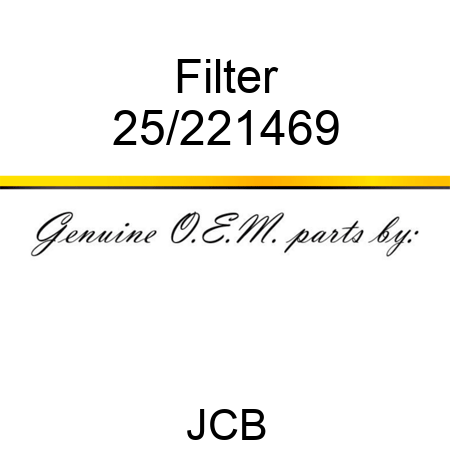 Filter 25/221469