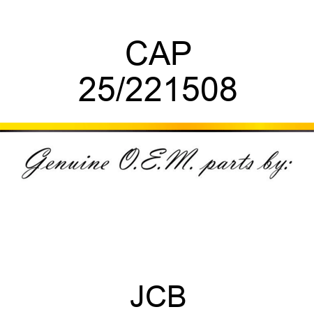 CAP 25/221508